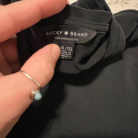 Lucky Brand Sleeveless Black Tank Top - Picture 2 of 4